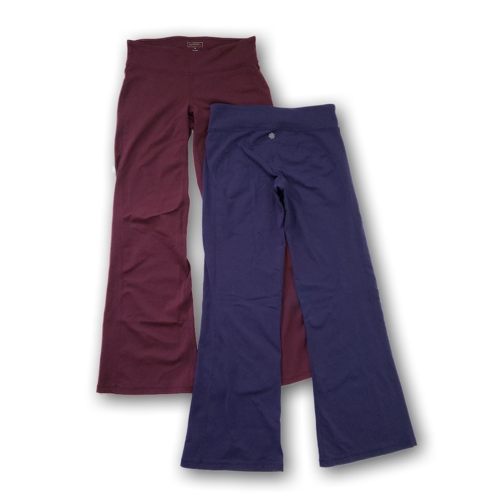 Athleta Leggings Flare SP LOT of 2 Full length